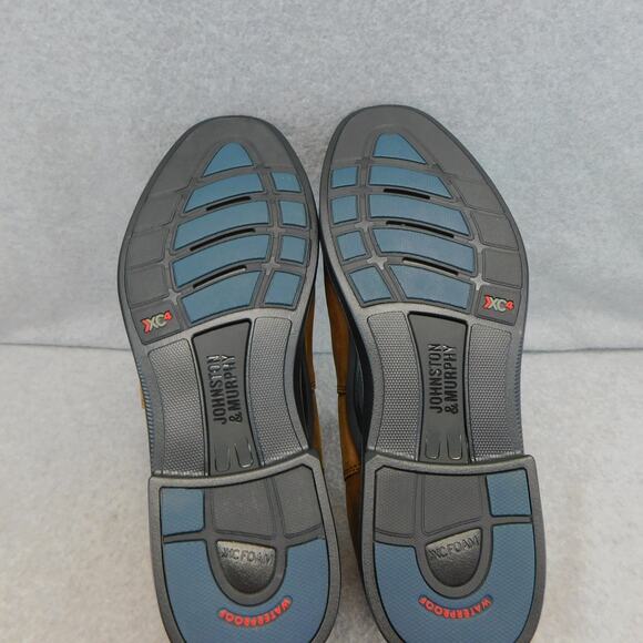 Johnston & Murphy Men's Boots Tan Oiled Full Grain Waterproof Size 11 New - Picture 8 of 12